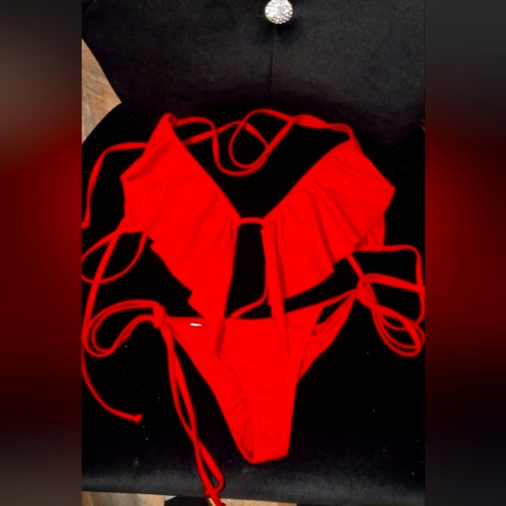 One size fits all gorgeous red bikini from suits you